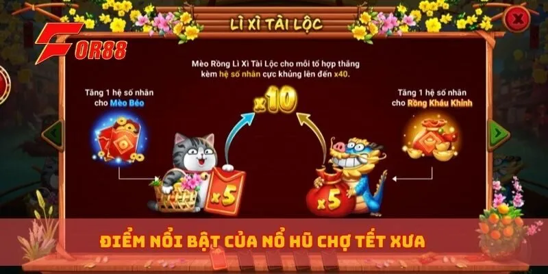 Điểm nổi bật của nổ hũ chợ tết xưa